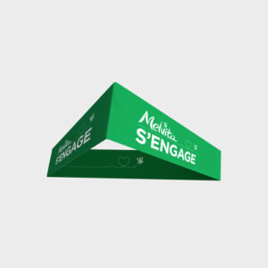 Enseigne suspendue triangulaire